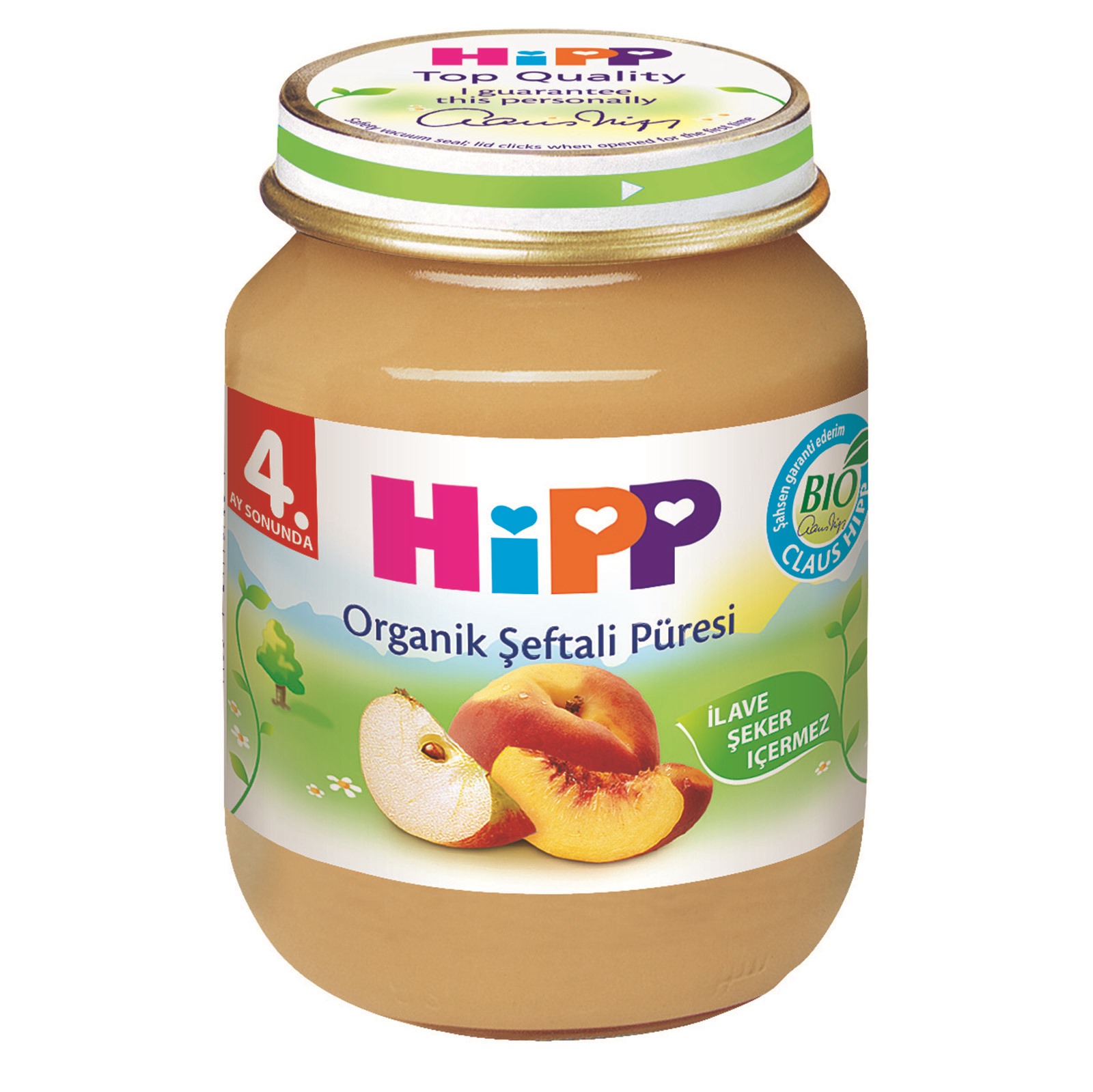 Hipp-Pfirsich Brei im Glass Hipp-Babnahrung Babynahrung Schoggy Baby ...